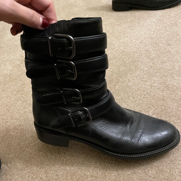 Via Spiga Black combat boots - Picture 4 of 8